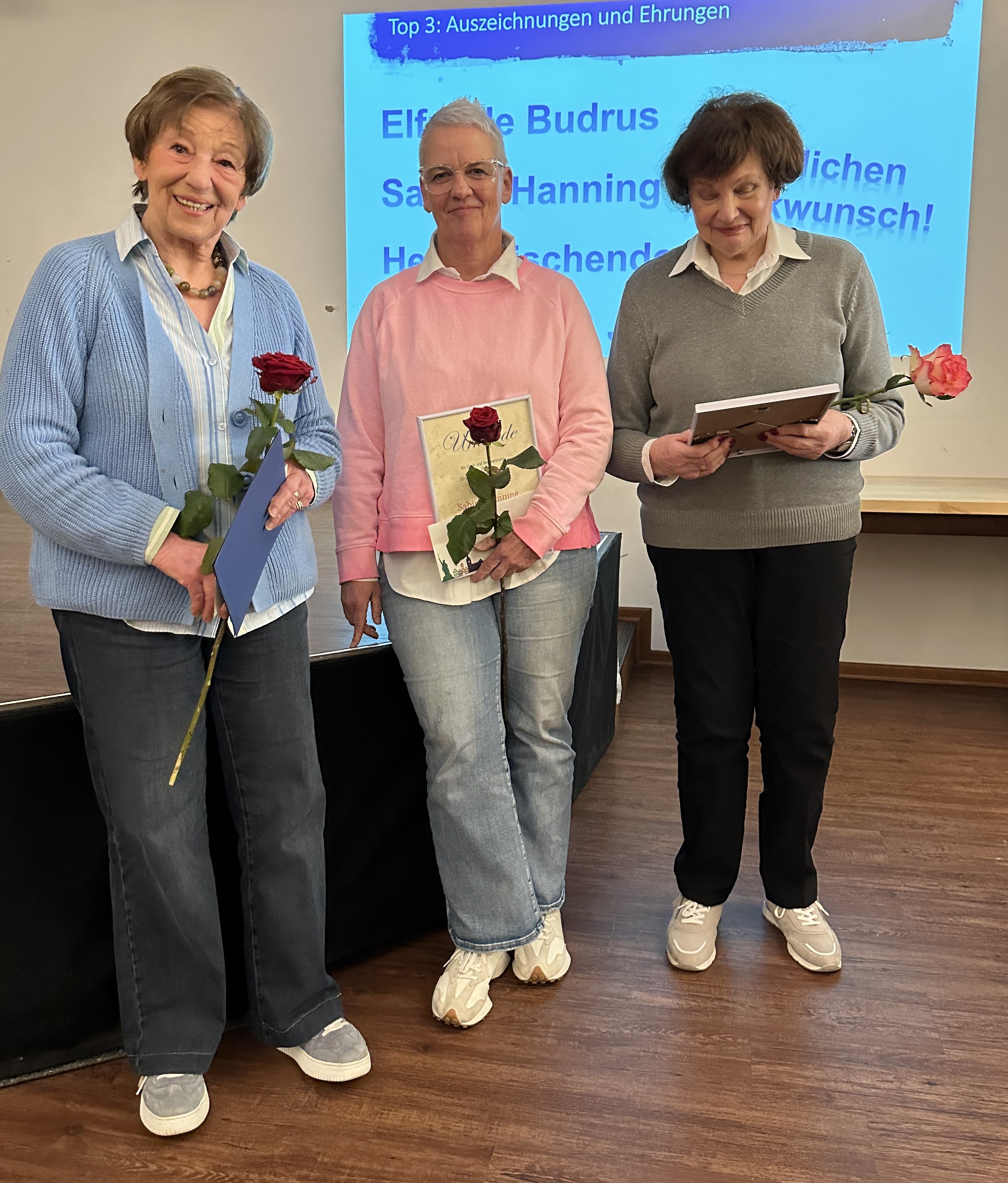 Elfriede Buderus - Sabine Hanning - Helga Tischendorf